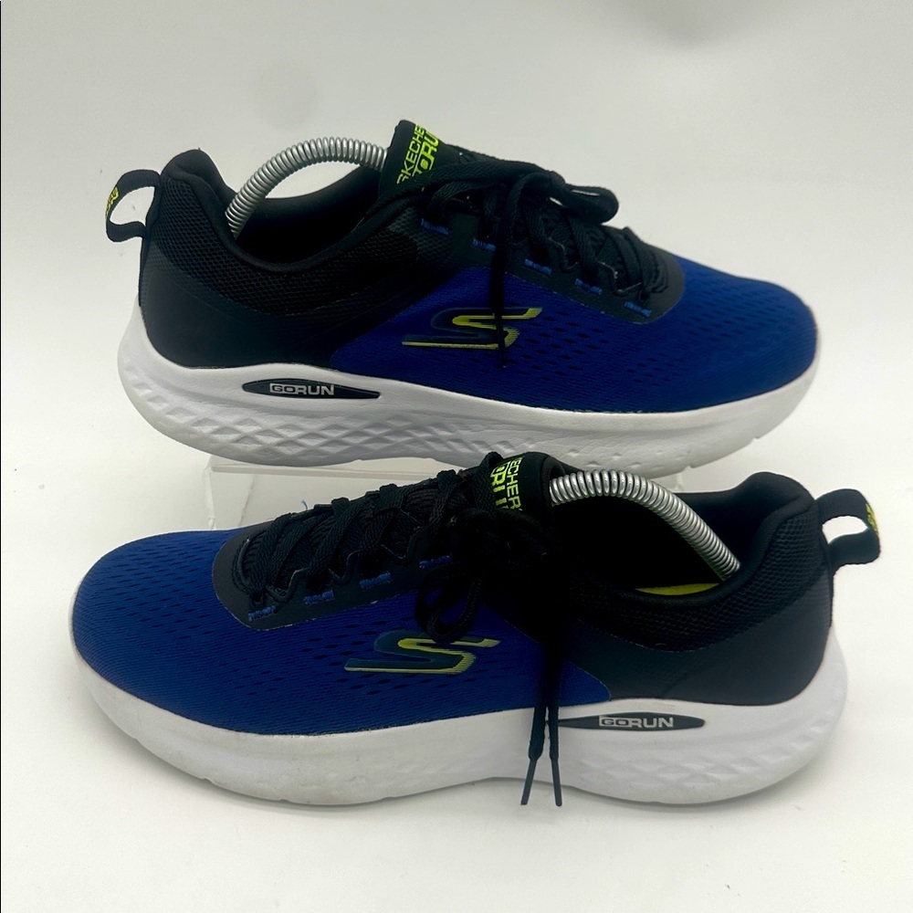 Skechers Go Run Lite Women's Size 9 Athletic Shoes Navy Aqua Black